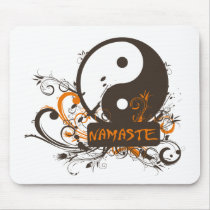 Namaste Yin Yang mousepads
