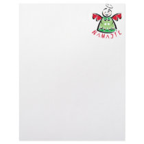 Namaste Yoga Christmas Custom Letterhead