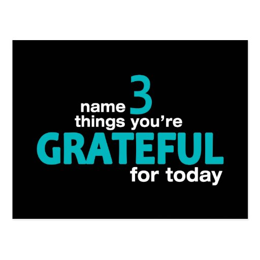 Name 3 Things... Collection Postcard Zazzle