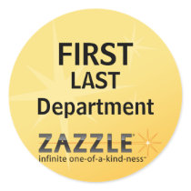 Name Badge Sticker