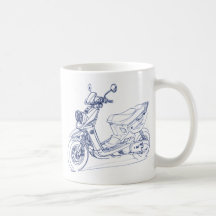 Ñame BWs Zuma 50 2008+ Tazas De Café