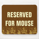 Name Decor GOLD Mousepads