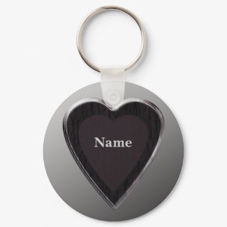 Name Heart Keychain - Template keychain