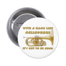 Name Like Mellophone Pinback Buttons