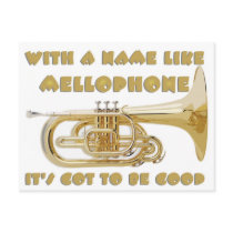 O nome gosta de Mellophone cartões postais