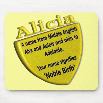Alicia Name