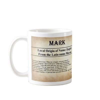 Name Meaning Mug  - Mark by bwmedia