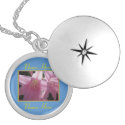 Name Necklace - Pink Lilies