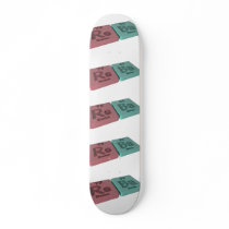 name-Reba-Re-Ba-Rhenium-Barium Custom Skate Board