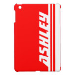 Name red & white stripe sport ipad mini iPad mini cases