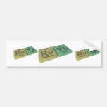 name-Ruth-Ru-Th-Ruthenium-Thorium Bumper Sticker
