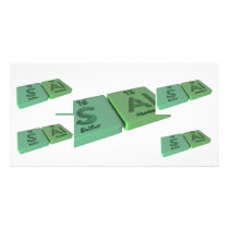 name-Sal-S-Al-Sulfur-Aluminium Custom Photo Card
