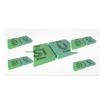 name-Siu-Si-U-Silicon-Uranium Photo Greeting Card