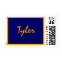 Name stamp, Bar Mitzvah, navy, bro... - Customized