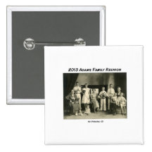 Name Tag Adams Reunion Buttons
