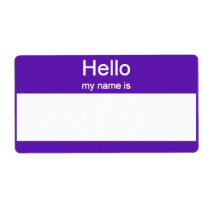 Name tag Labels labels