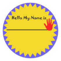 Name Tag Stickers by IArtist40 Name Tag Stickers