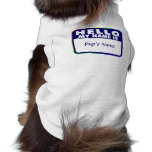 Name Tag Template Pet Clothes