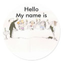 Name Tags for Party stickers by shirlthiel Name Tags for Party stickers