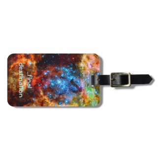 Name, Tarantula Nebula, outer space image Luggage Tag