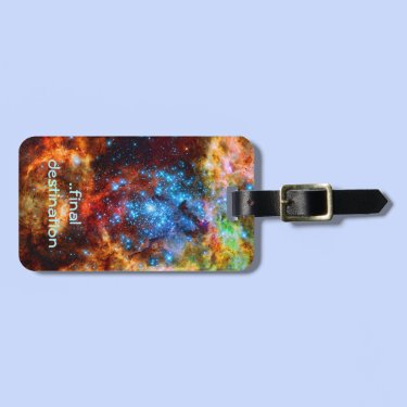 Name, Tarantula Nebula, outer space image Luggage Tag