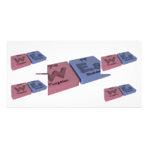 name-Wes-W-Es-Tungsten-Einsteinium Photo Cards