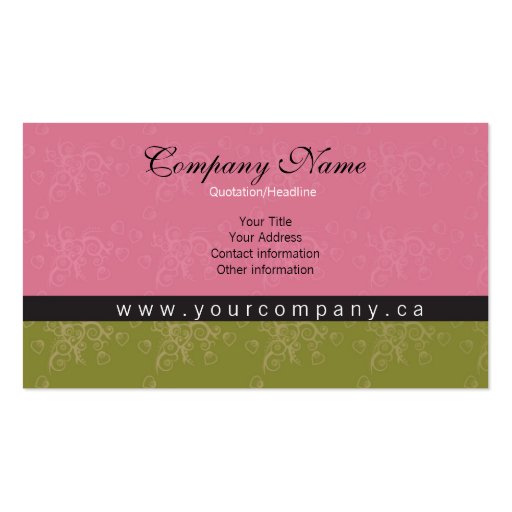 name your business card (front side)