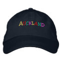 Namedrop Nation_Auckland multi-colored embroidered hats by FUNauticals Namedrop Nation_Auckland multi-colored embroidered hats