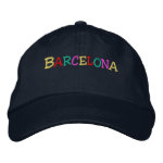 Namedrop Nation_Barcelona multi-colored embroideredhat
