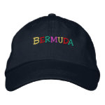 Namedrop Nation_Bermuda multi-colored embroideredhat