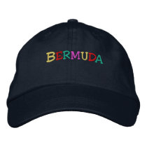 Namedrop Nation_Bermuda multi-colored embroidered hats