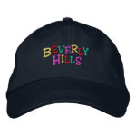 Namedrop Nation_Beverly Hills multi-colored embroideredhat