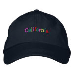 Namedrop Nation_California multicolored embroideredhat
