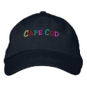 Namedrop Nation_Cape Cod multi-colored embroidered hats