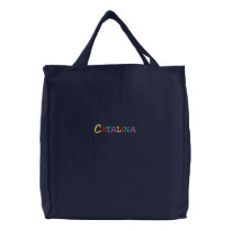 Namedrop Nation_Catalina Multi-colored embroidered bags by FUNauticals Namedrop Nation_Catalina Multi-colored embroidered bags