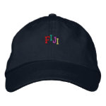 Namedrop Nation_Fiji multi-colored embroideredhat