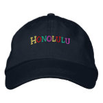 Namedrop Nation_Honolulu multi-colored embroideredhat
