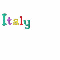 Namedrop Nation_Italy Multi-colored embroidered shirts