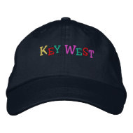 Namedrop Nation_Key West multi-colored embroideredhat