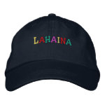 Namedrop Nation_Lahaina multi-colored embroideredhat