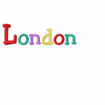 Namedrop Nation_London Multi-colored embroidered shirts by FUNauticals Namedrop Nation_London Multi-colored embroidered shirts