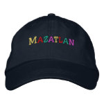 Namedrop Nation_Mazatlan multi-colored embroideredhat