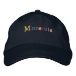 Namedrop Nation_Minnesota multi-colored embroideredhat