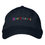 namedrop Nation_New Orleans multicolored embroideredhat