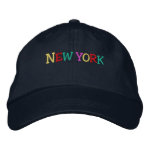 Namedrop Nation_New York multi-colored embroideredhat