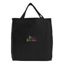 Namedrop Nation_Palm Springs Multi-colored embroidered bags by FUNauticals Namedrop Nation_Palm Springs Multi-colored embroidered bags