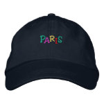 Namedrop Nation_ Paris multi-colored embroideredhat