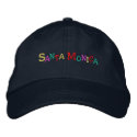 namedrop Nation_Santa Monica multi-colored embroidered hats by FUNauticals namedrop Nation_Santa Monica multi-colored embroidered hats