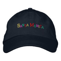 namedrop Nation_Santa Monica multi-colored embroidered hats by FUNauticals namedrop Nation_Santa Monica multi-colored embroidered hats