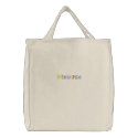 Namedrop Nation_Winnipeg multi-colored embroidered bags